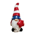 thumbnail image 1 of DefiDgd USA Anniversary Patriotic Gnome Resin Statue Decor,Red White and Blue Dwarf Figurine for Living Romm Bedroom Tabletop Bookshelf Home Decoration(A), 1 of 6