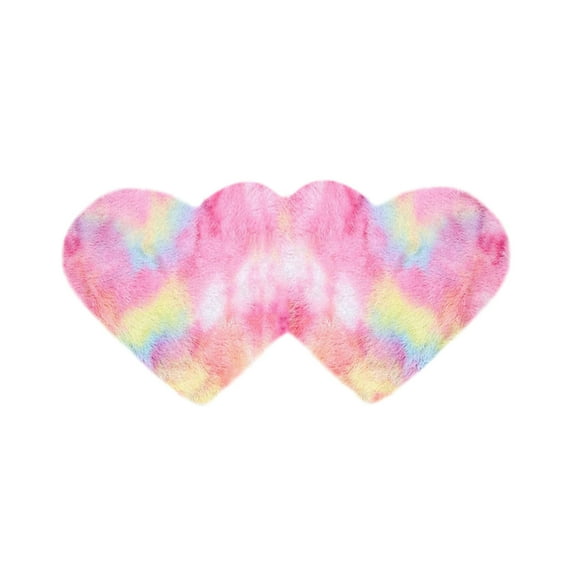 DefiDgd Valentine Day Heart Shaped Red Bath Rug,Non Slip Washable Shower Rugs for Door Home Kitchen Living Room Bedroom Bathroom Decor(D)