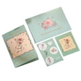 thumbnail image 1 of DefiDgd Valentine's Day Greeting Card Flower Design Gift Card for Mother's Day Valentine's Day Anniversary Birthday Gift for Lover Couple Mom(Green), 1 of 6