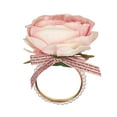 thumbnail image 1 of DefiDgd Valentine's Day Rose Flower Napkin Rings,Cute Flower Wreath Napkin Rings for Easter Wedding Birthday Party Dinner Banquet Kitchen Table Decor(C), 1 of 6