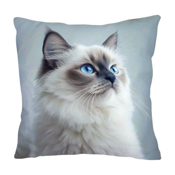 DefiDgd Vintage Cute Animals Throw Pillow Covers,Farmhouse Decorative Pillows Covers for Animal Lovers,Sofa Bedroom Living Room Home Decoration(V)