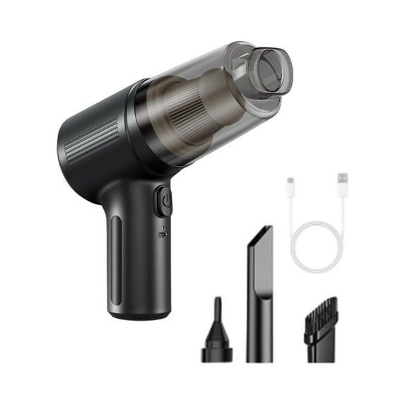 DefiDgd Wireless Mini Car Vacuum Cleaner,Rechargeable Handheld Portable Vacuum Cleaner and Blower for Home Office Car Interior Cleaning Dustproof Use(Black)
