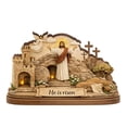 thumbnail image 1 of DefiDgd Wooden Empty Tomb Set,Easter Scene and Christian Cross Decoration,He is Risen Jesus Resurrection Scene for Home Office Tabletop Tray Church Shelf Decor Gifts(A), 1 of 9