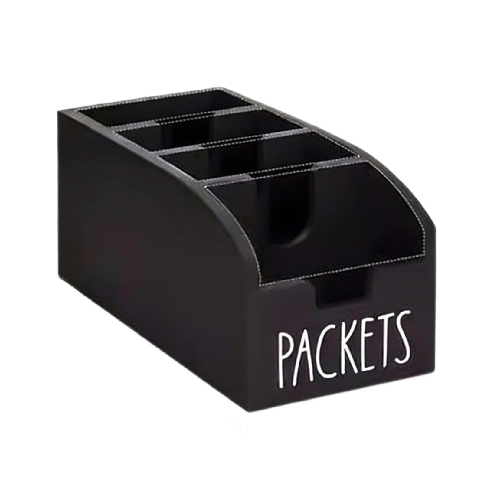 Storage Packet DefiDgd Wooden Kitchen Seasoning Packet Storage Box with 4 Compartment ...