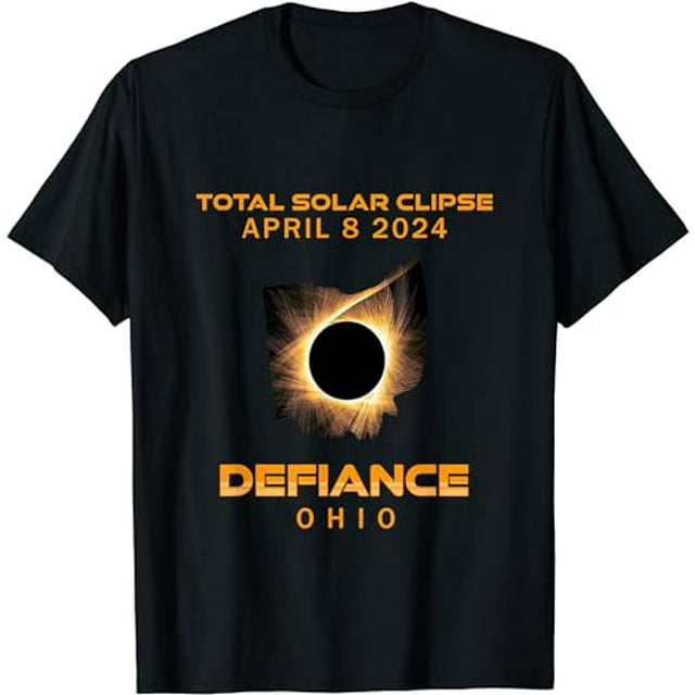 Defiance Ohio 2024 Total Solar Eclipse TShirt
