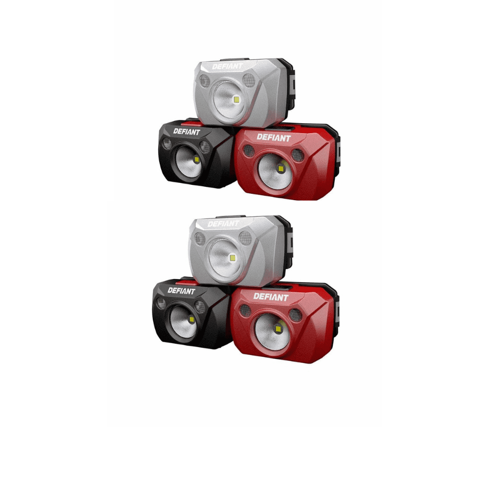Defiant 200 Lumens Headlight (6-Pack)