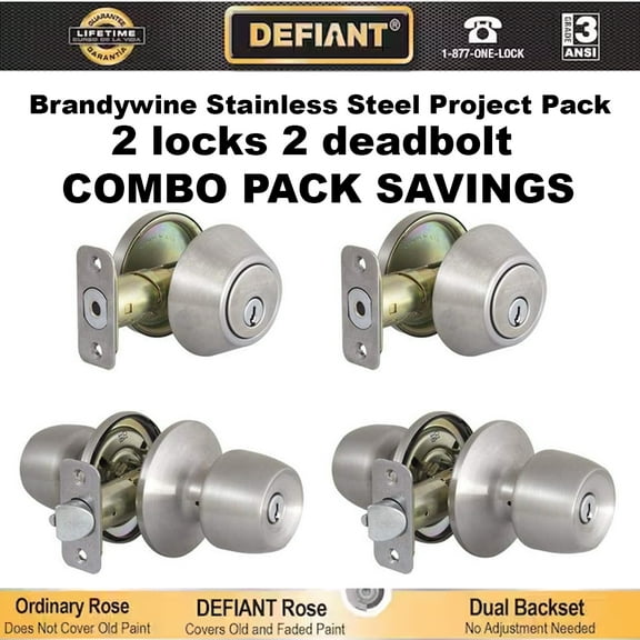 Defiant Brandywine Stainless Steel Project Pack
