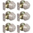 thumbnail image 1 of Defiant DL61D6-K-KD Single Cylinder Stainless Steel Deadbolt Contractor Pack - 6 Piece, 1 of 1