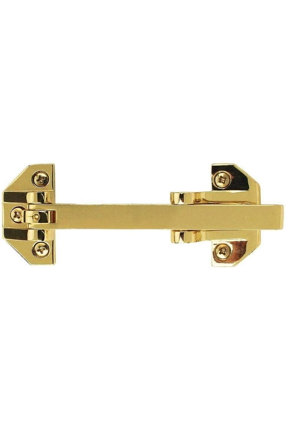 Defiant Heavy Duty Door Security Guard Bright Brass