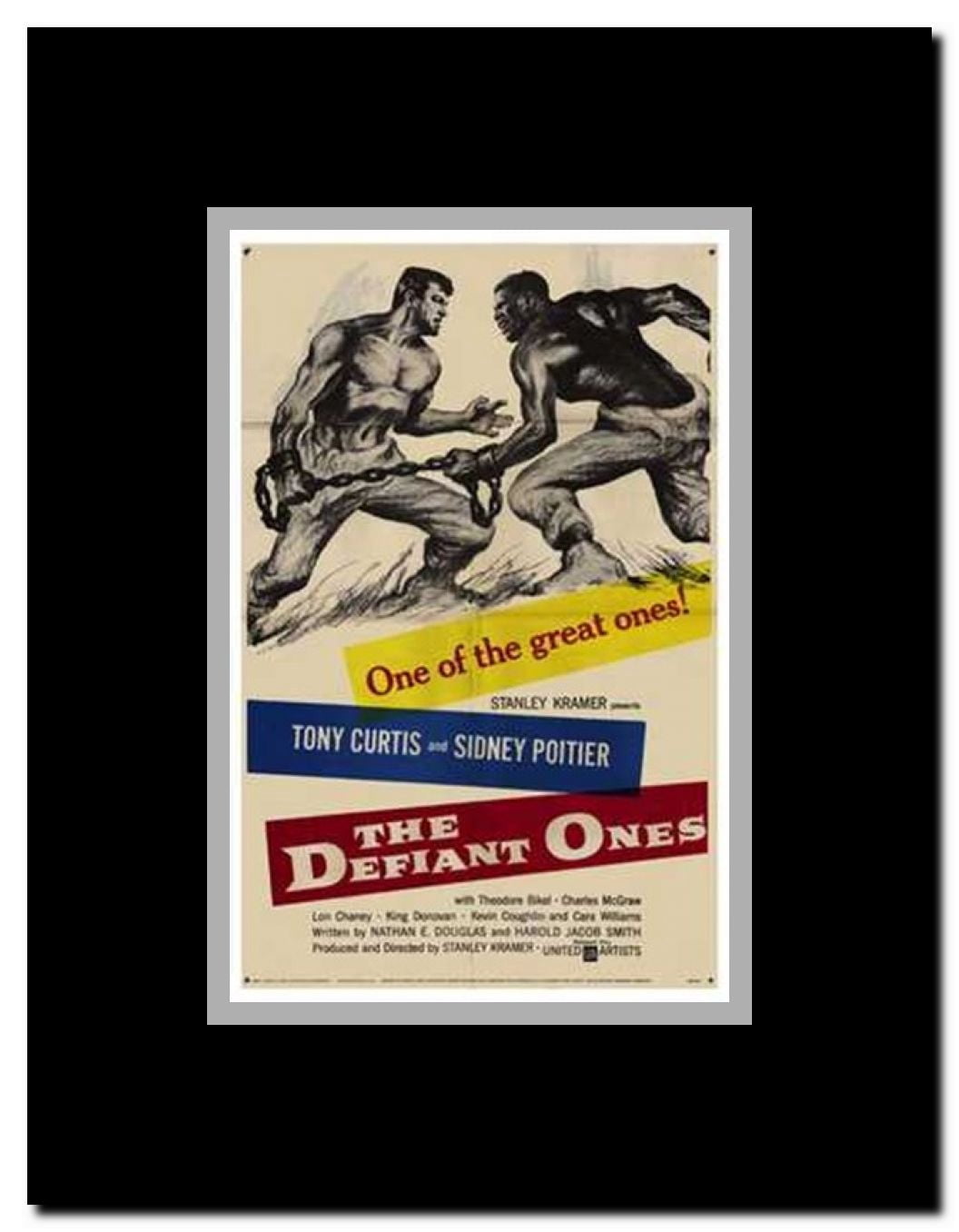 Defiant Ones Framed Movie Poster