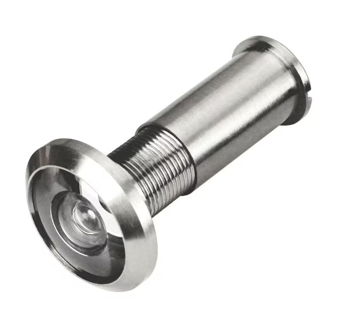 Satin Nickel Solid Brass 200 Degree Door Viewer