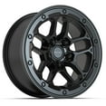 thumbnail image 1 of DEFIANT Wheels DF01 17 Inch Rims Fit 5x127 17x8 Satin Black (Set of 4), 1 of 5