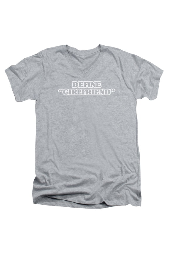 - Define Girlfriend - Slim Fit V Neck Shirt - Small