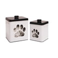 thumbnail image 1 of Define Marvelous 2 pc Square Storage Dog Treat Tin Container for Pet foods, Treats, Toys, Favors, Accessories & More, 1 of 6