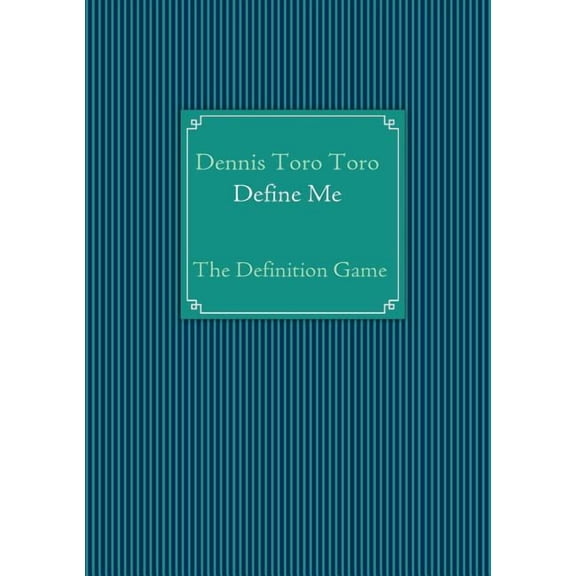 Define Me: the Definition Game (Paperback)