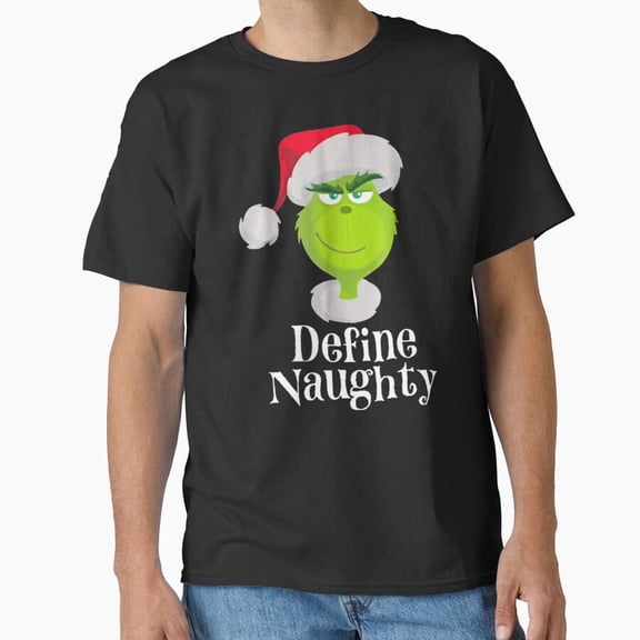 Define Naughty Funny Christmas St. Nick Holiday Joke - Fan Favorite G1649 Unisex T-Shirt, Up to Size 5XL