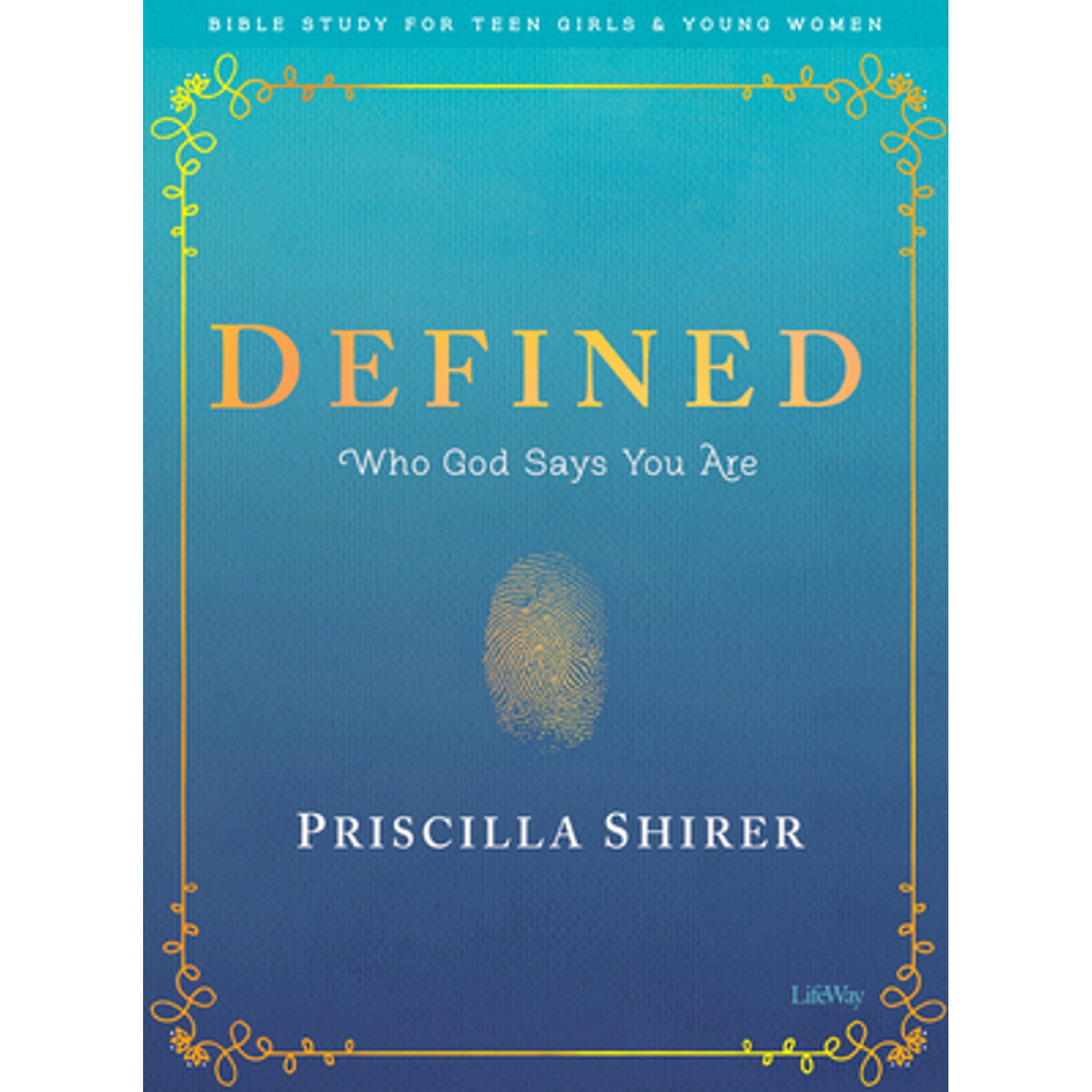 Pre-Owned Defined - Teen Girls' Bible Study Book: Who God Says You Are (Bible Study for Teen Girls and Young Women), 9781535960069, 153596006X, Paperback,