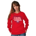 thumbnail image 1 of Definitely Dominican Cute Flag Love Women Crewneck Sweatshirt Brisco Brands S, 1 of 5