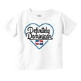 thumbnail image 1 of Definitely Dominican Cute Flag Love Youth T Shirt Tee Girls Infant Toddler Brisco Brands 5T, 1 of 4