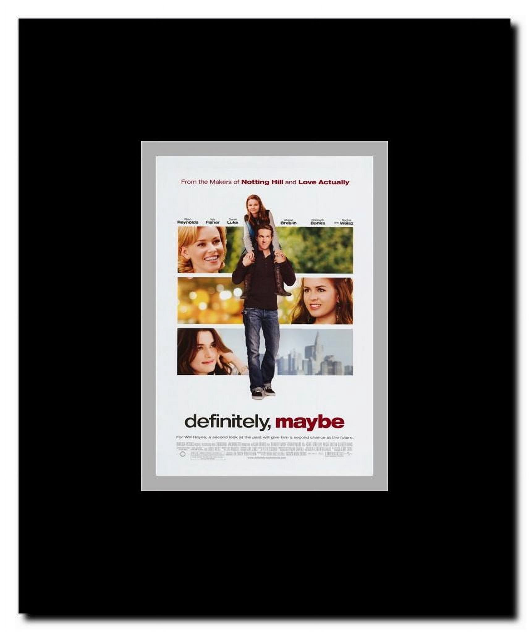 Definitely Maybe Framed Movie Poster