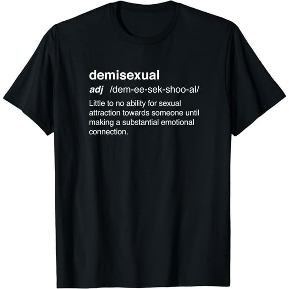 Definition - Demisexual Pride Flag / Demisexual T-Shirt