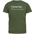 thumbnail image 1 of Definition Glamping Boujee Camping Mens T Shirt Military Green MD, 1 of 1