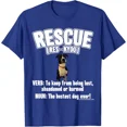 thumbnail image 1 of Definition Of Rescue - Dog Rescue T-Shirt - Original Design Unisex S-5XL Hot Trending Shirt, Vintage Birthday Gift, 1 of 3