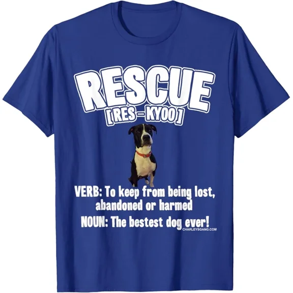 Definition Of Rescue - Dog Rescue T-Shirt - Original Design Unisex S-5XL Hot Trending Shirt, Vintage Birthday Gift
