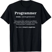 Definition Programmer Meaning Computer Science Coding Gift Unisex T-Shirt
