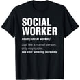 thumbnail image 1 of Definition Social Worker T-Shirt, 1 of 4