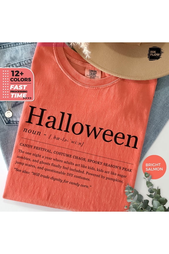 Definition T Shirt Shirt Fall Graphic Tee Spooky Season Gift Idea S 3Xl 100 Cotton Top Humor All Size S-3XL