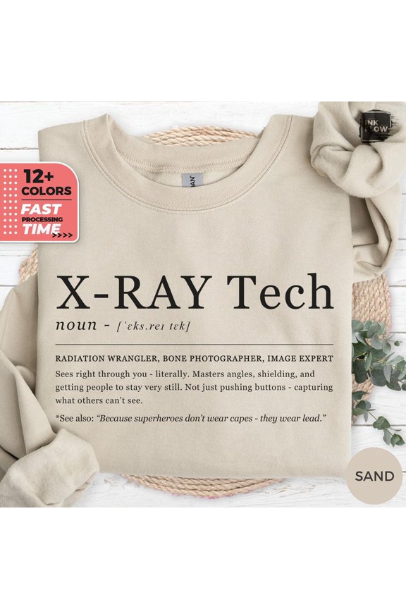 Definition X-Ray Tech Swearshirt, Radiology Specialist Sweater, XRay Tech Hoodie, Medical Imaging Top, Radiologic Technician TSHIRT All Size S-5XL