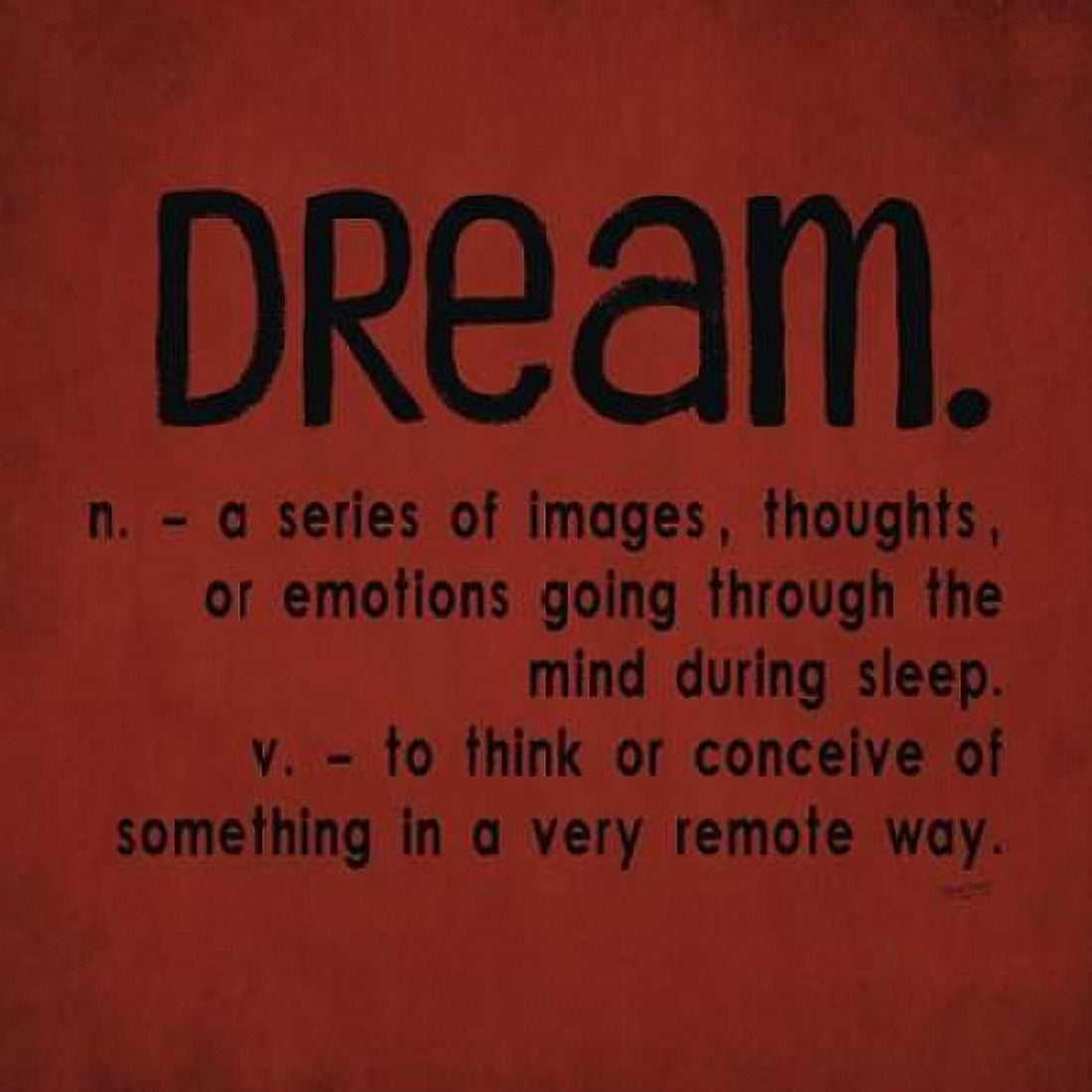 Definitions-Dream II Canvas Art - Tara Reed (24 x 24)