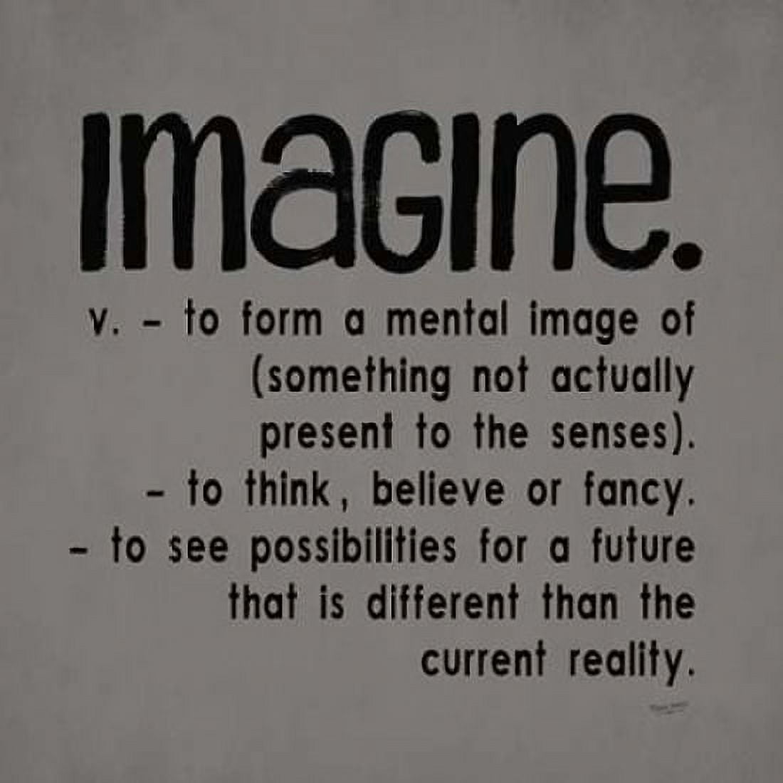 Definitions-Imagine IV Canvas Art - Tara Reed (24 x 24)