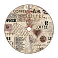 thumbnail image 1 of Defioc Abstract Coffee Pattern With Letters for Christmas Tree Skirt Snowman Xmas Tree Skirt Farmhouse Christmas Decorations Tree Mat for Holiday Party Decor-36", 1 of 6