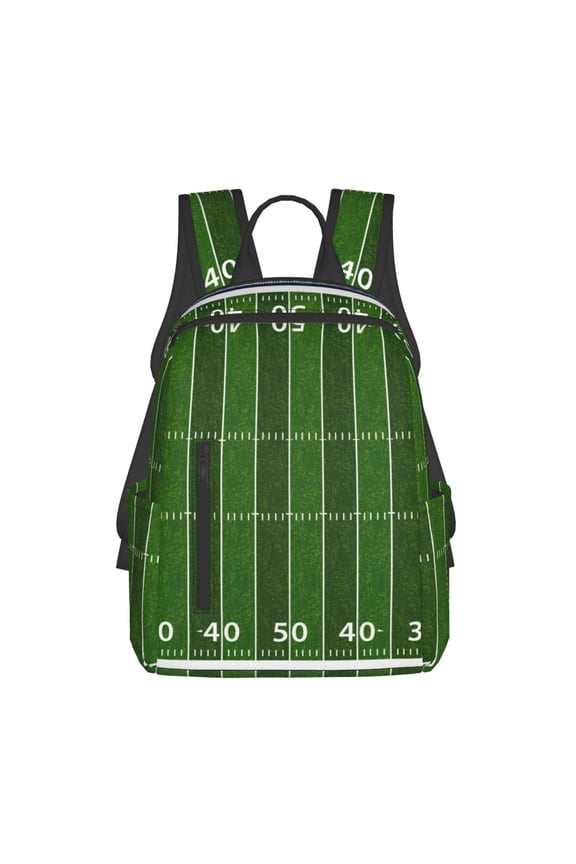 American Football Field Pattern Travel Laptop Backpack,Lightweight Backpack Travel Hiking Daypack Backpack Work Bag for Men Women