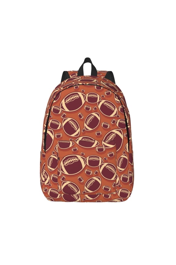 American Football1 for Canvas Backpack,Travel Rucksack Unisex Knapsack Laptop Backpack for Work & College -Medium