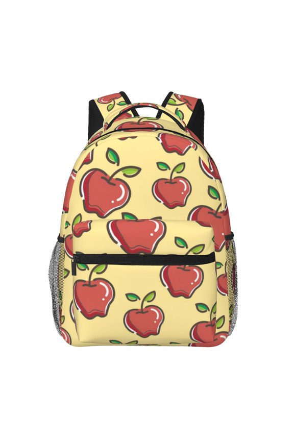 Apple Pattern Laptop Backpack,Travel Backpack Outdoor Activities Bag Daypack for Travel Hiking Shopping Daily