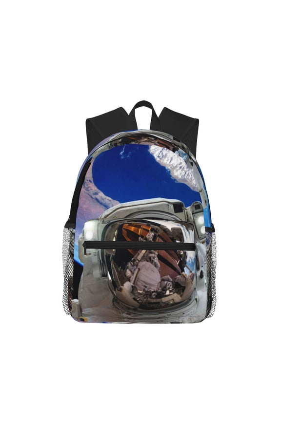 Astronaut in Outer Space Pattern Laptop Backpack for Men and Women,Casual Backpack Dayback Sports Bookbag for Travel Running Hiking