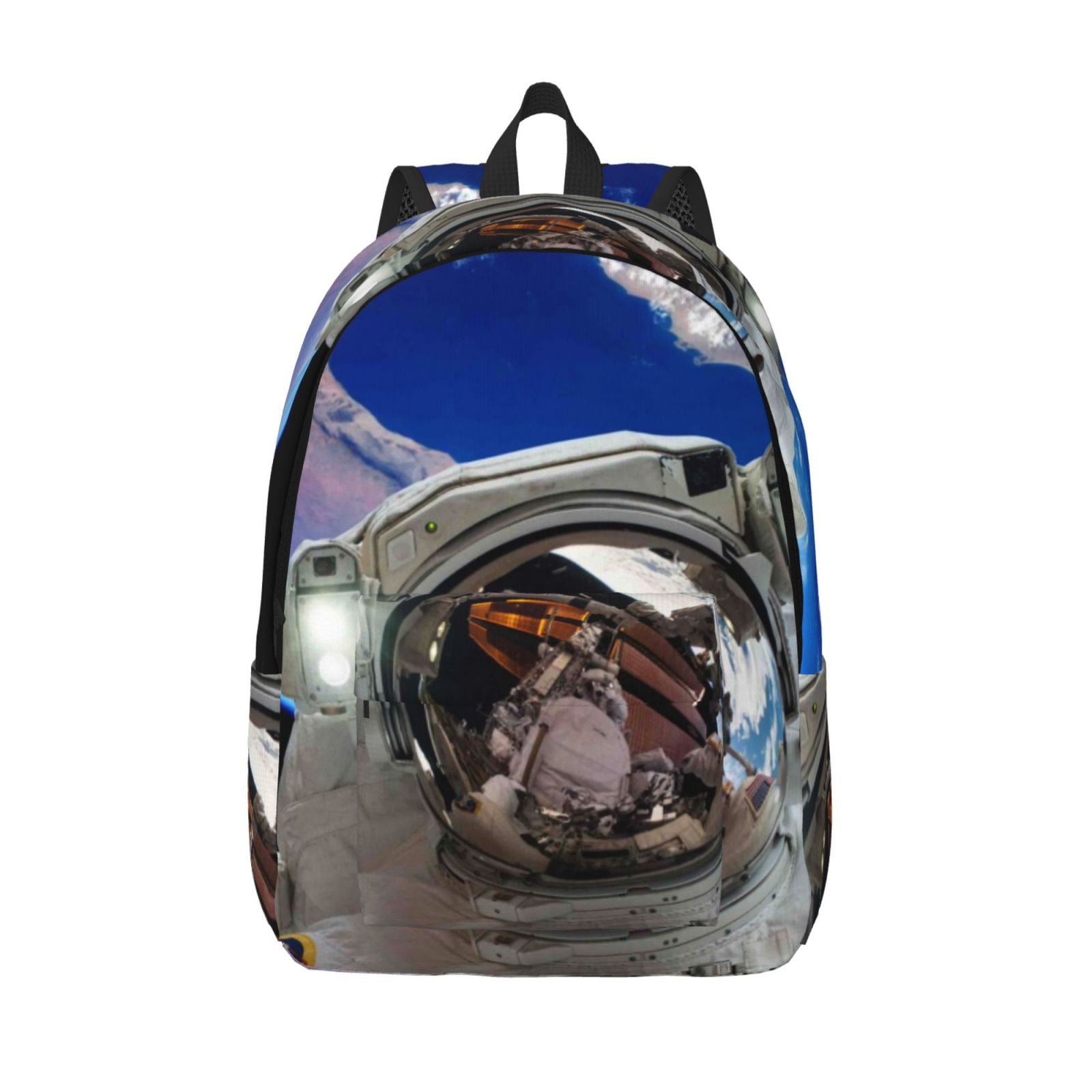 Defioc Astronaut in Outer Space for Canvas Backpack,Travel Rucksack ...