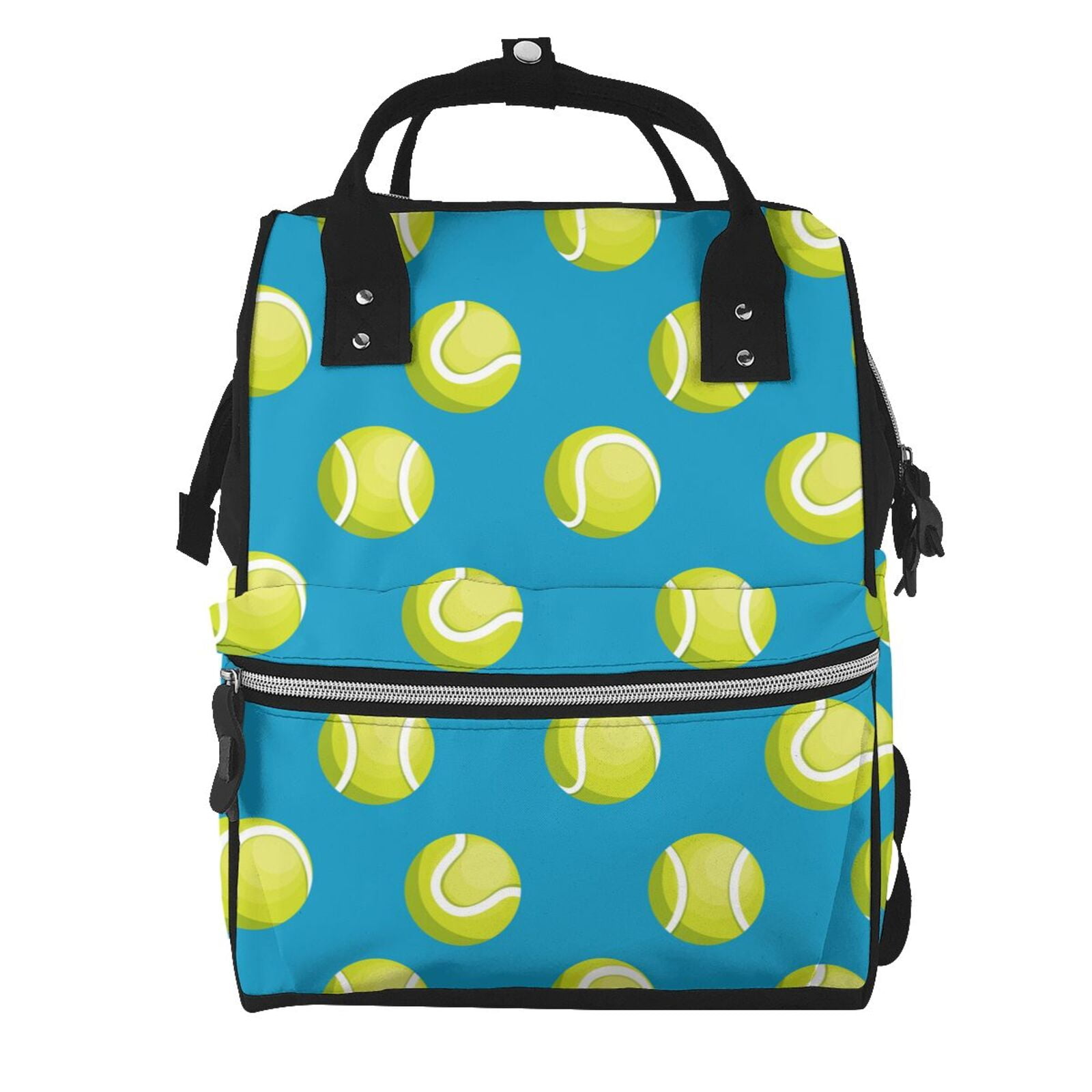 Defioc Ball Tennis for Baby Diaper Bag Backpack - Baby Bag for Boys & Girls - Diaper Backpack - Large Travel Diaper Bags- Baby Registry Search & Shower Gifts
