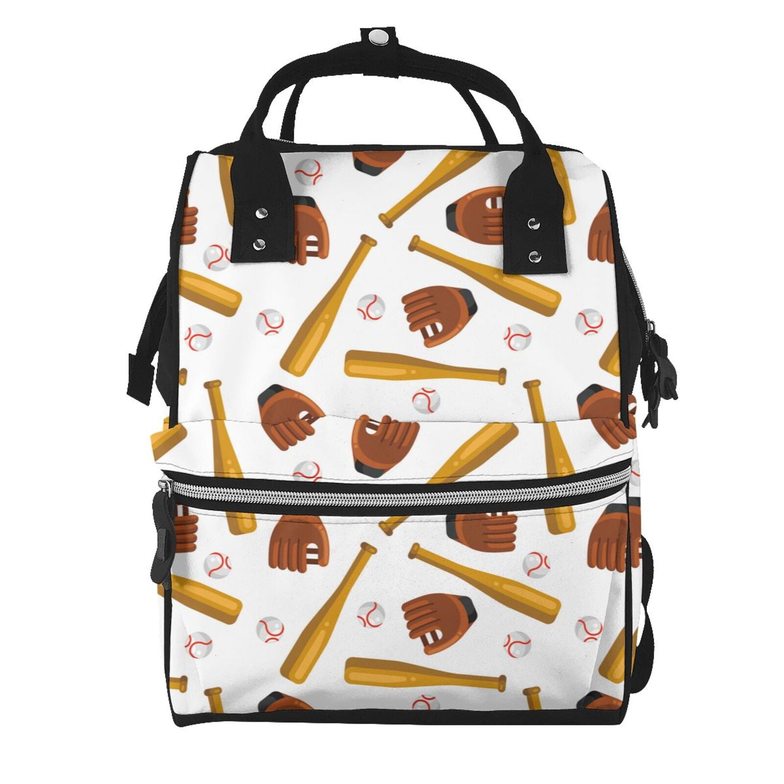 Defioc Baseball Sport for Baby Diaper Bag Backpack - Baby Bag for Boys & Girls - Diaper Backpack - Large Travel Diaper Bags- Baby Registry Search & Shower Gifts