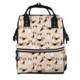 thumbnail image 1 of Defioc Beagle Dog On Brown for Baby Diaper Bag Backpack - Baby Bag for Boys & Girls - Diaper Backpack - Large Travel Diaper Bags- Baby Registry Search & Shower Gifts, 1 of 5
