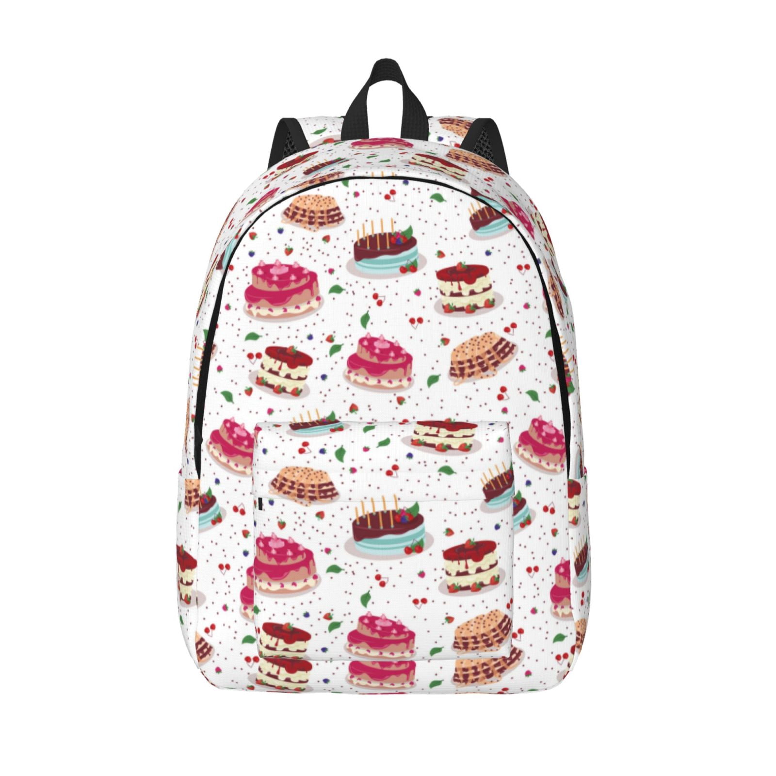 Defioc Birthday Cake for Canvas Backpack,Travel Rucksack Unisex ...