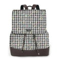thumbnail image 1 of Defioc Black And White Houndstooth Print PU Leather Backpack,Backpack Purse for Women Fashion Multipurpose Design Handbag Ladies Bags Travel Backpack, 1 of 4