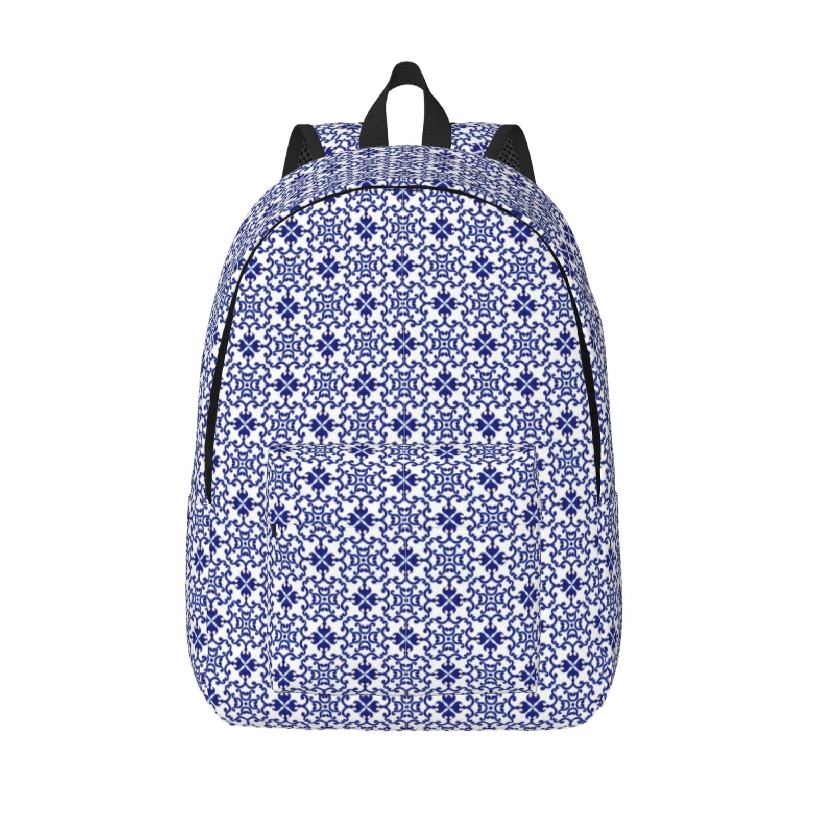 Defioc Blue And White Porcelain Chinaware for Canvas Backpack,Travel ...