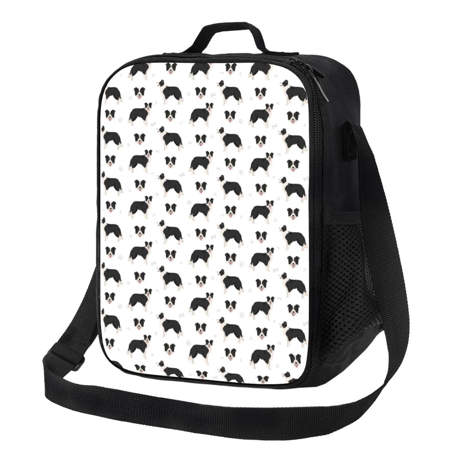 Defioc Border Collie Dog Print Lunch Box for Men & Women, Insulated ...