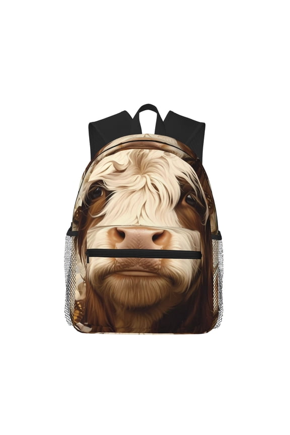 Butterfly Cow Barrel Pattern Laptop Backpack for Men and Women,Casual Backpack Dayback Sports Bookbag for Travel Running Hiking