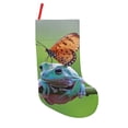 thumbnail image 1 of Defioc Butterfly Landing On Head Dumpy Frog for Christmas Stockings 18" Personalized Holiday Stocking for Family, Farmhouse Decor, Xmas Tree Decoration, 1 Pack, 1 of 7