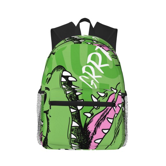 Defioc CROCODILE HEAD Pattern Laptop Backpack for Men and Women,Casual Backpack Dayback Sports Bookbag for Travel Running Hiking